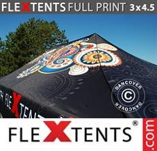 Pikateltta Flextents PRO täydellä digitaaliprintillä 3x4,5m