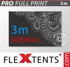 Pikateltta Flextents PRO täydellä digitaaliprintillä 3m