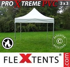 Pikateltta FleXtents Pro Xtreme 3x3m, Valkoinen